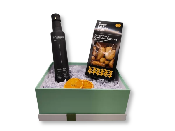 Taste of Crete (2) Premium Εταιρικό δώρο με τοπικά προϊόντα