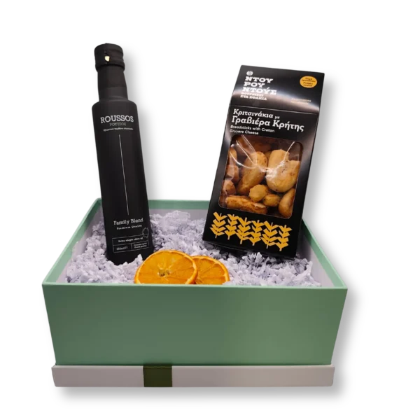 Taste of Crete (2) Premium Εταιρικό δώρο με τοπικά προϊόντα
