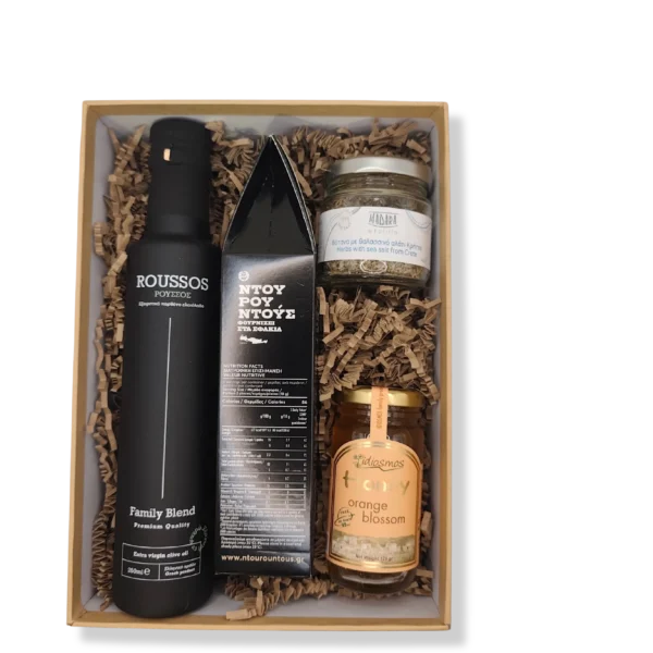 Aegean Flavors Box Εταιρικό δώρο με τοπικά προϊόντα