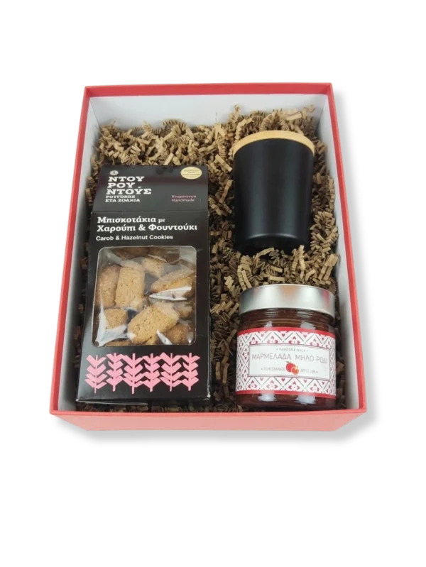Christmas Warmth Box 2 Premium χριστουγεννιάτικο εταιρικό δώρο με ελληνικά προϊόντα