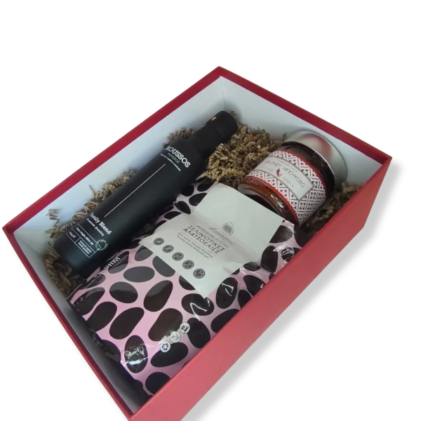 Jolly Olive Box 2 Premium χριστουγεννιάτικο εταιρικό δώρο με ελληνικά προϊόντα