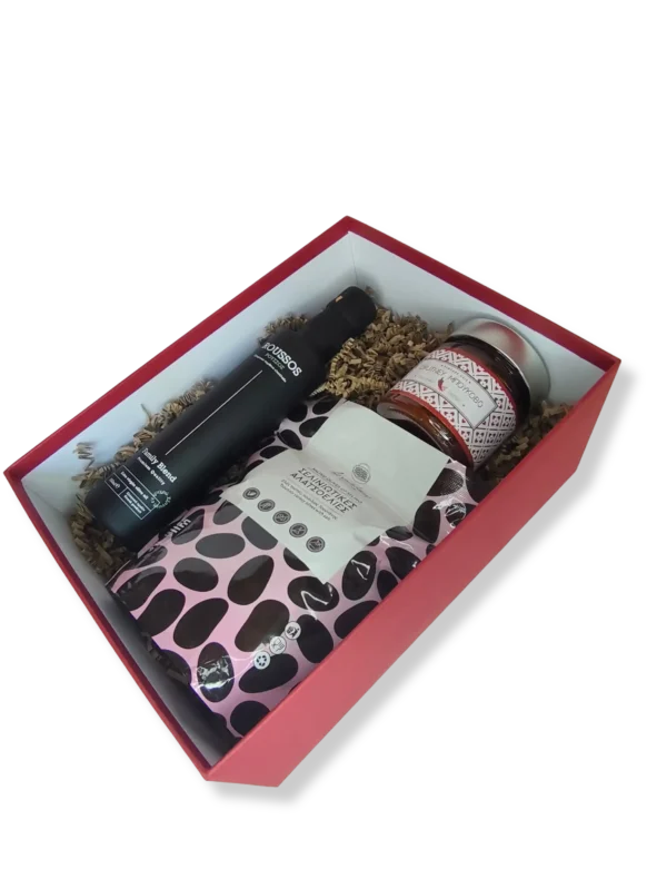 Jolly Olive Box 2 Premium χριστουγεννιάτικο εταιρικό δώρο με ελληνικά προϊόντα