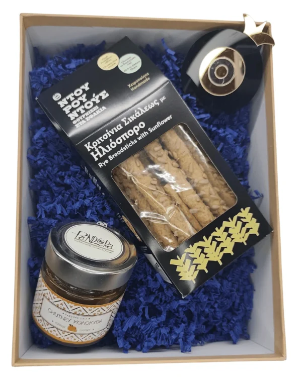 New Year Luck Box 2 Premium χριστουγεννιάτικο εταιρικό δώρο με ελληνικά προϊόντα